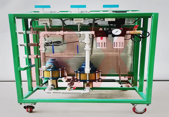 مضخة اختبار الضغط الهيدروليكي لمحرك الغاز 100 PSI ضغط الهواء
